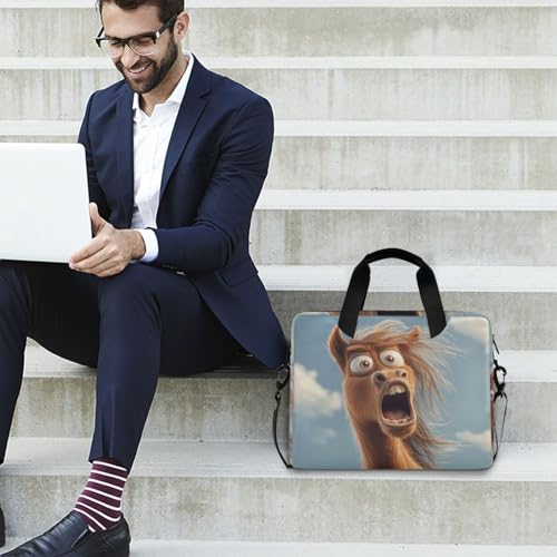 Maletín portátil para laptop 15.6 pulgadas con correa y asa miniatura 3