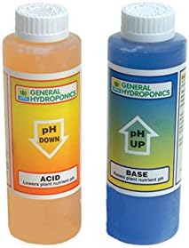 General Hydroponics pH Up & pH Down - 8 Oz Each