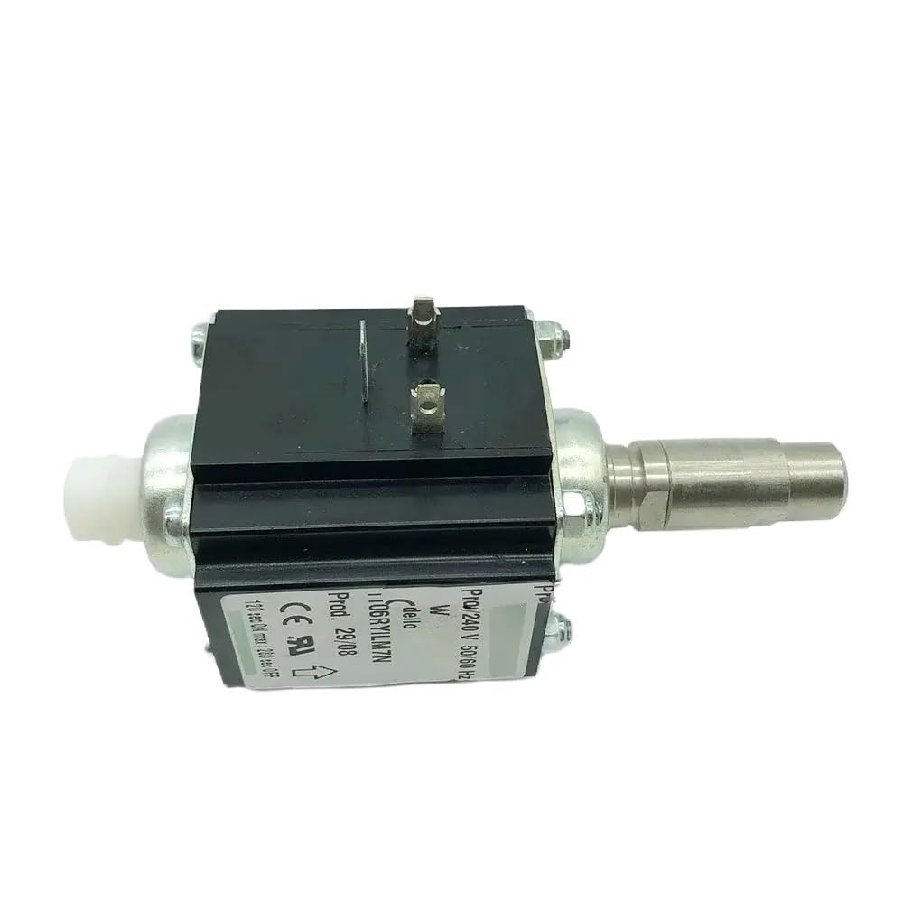 Compatible con FLUID-O-TECH 1106RYILM7N, bomba de agua de 50 W for máquina de café expreso, 220-240 V | Bomba de pistón, 220/240V, cabeza de latón, diseño amortiguador, reemplazo agua máquina espresso