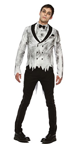 Seeing Red Zombie Groom Adult Costume - Small