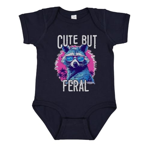 Image of TATY Kids Cute but Feral Raccoon Baby Infant Bodysuit