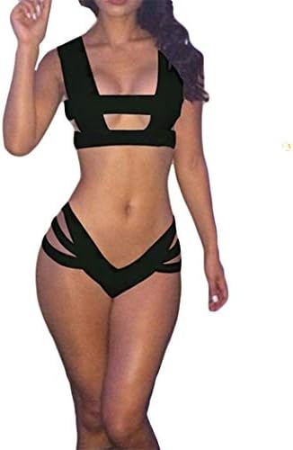 Lingerie Set Push up for Women Hessimy Sexy Bra and Panty Set Hollow Out Lingerie Strappy Babydoll Bodysuit 2 Piece Outfits