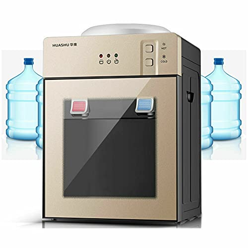 Water Dispenser Countertop Top Loading Water Cooler Dispenser Hot & Cold Water Dispenser Automatic Drinking Machine for Home Office Tea Bar Use