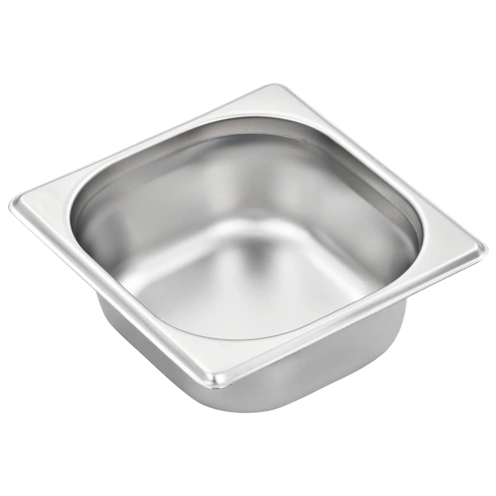Bandejas Gastronorm 12 unidades GN 1/6 65 mm acero inoxidable ,Casa y jardín,Cocina y comedor,Accesorios para aparatos de cocina,Accesorios para mesas de vapor,Cubetas para mesas de vapor-50906