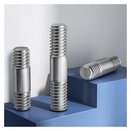 Tige filetée M3 en acier inoxydable A2-70, goujon double tête durable pour fixations de précision