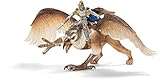 Der Greifenreiter auf seinem mächtigen Raubvogel mit beweglichen Flügeln ist der imposante Anführer des Greifenordens.