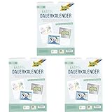 folia 2313 - Dauerkalender mit Spiralbindung, Bastelkalender, DIN A4, weiß - zum Selbstgestalten...