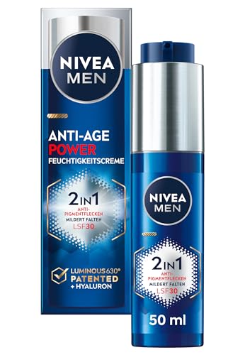 NIVEA MEN Anti Age Power Crema hidratante 2 en 1 SPF 30 50 ml