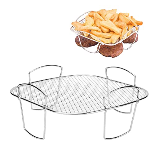 Miniatura 3 de Moumouten Rejilla Para Hornear, Rejilla De Acero Inoxidable Para Cocinar Asar Asar Secar, Rejilla Para Patatas Fritas