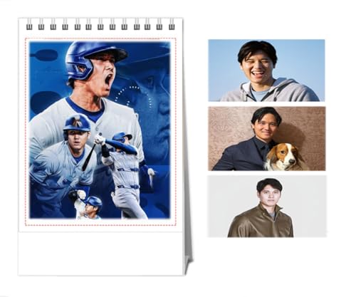 2024年カレンダー 赤白デザイン大谷翔平 大谷翔平2024年カレンダー発売！|グッズ