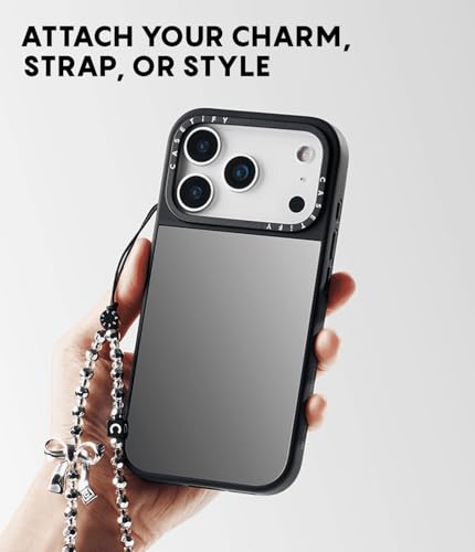 CASETiFY ミラー iPhone 17 Pro Max用 ケース You Give Me Butterflies シルバーオンブラック の商品画像 6