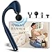 FVZ Massage Gun with Upgraded Extension Handle, 10MM Massage Gun Deep Tissue, Back Massager, Muscles/Neck/Shoulders/Waist/Legs Massager Portable for Pain Relief (Blue)