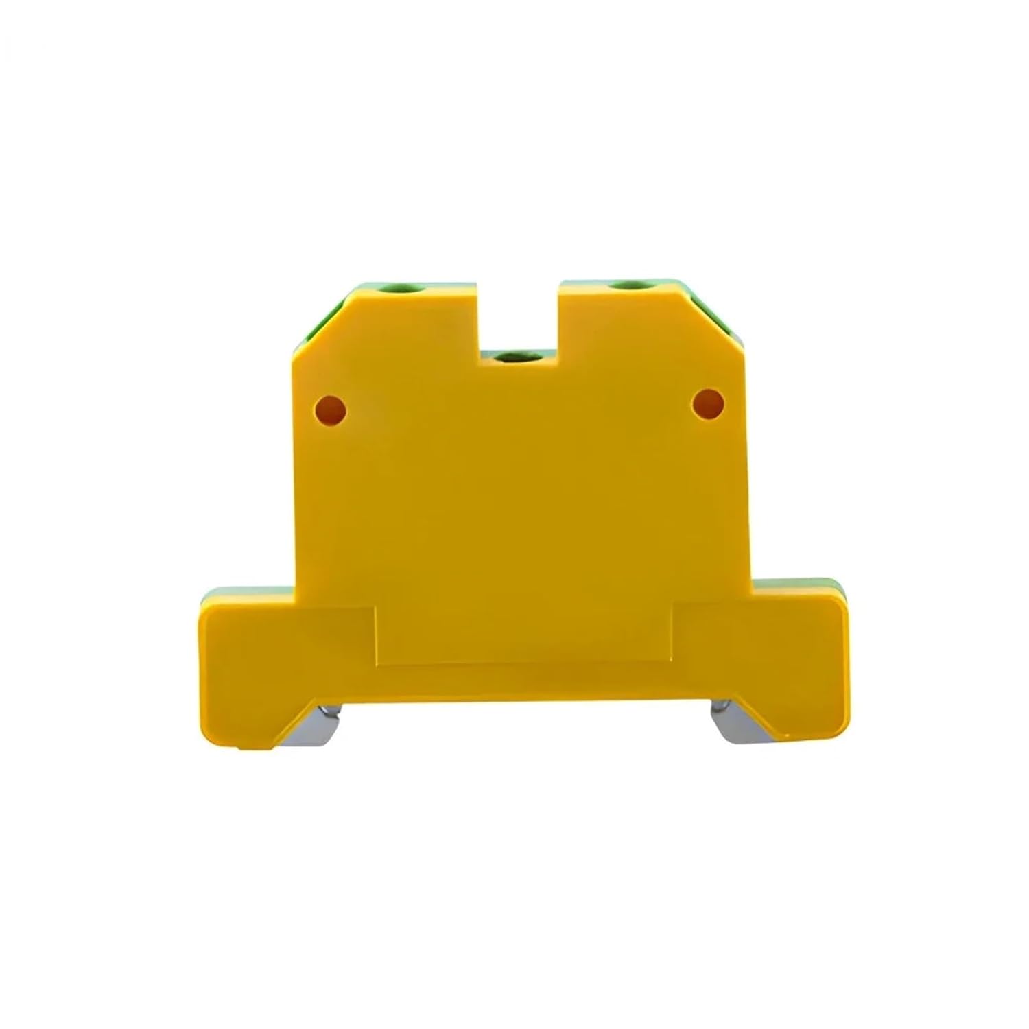 1pc EK4/35 DIN Rail Ground Terminal Block 24A 800V Screw Connector Electrical Wire Conductor Industrial Use