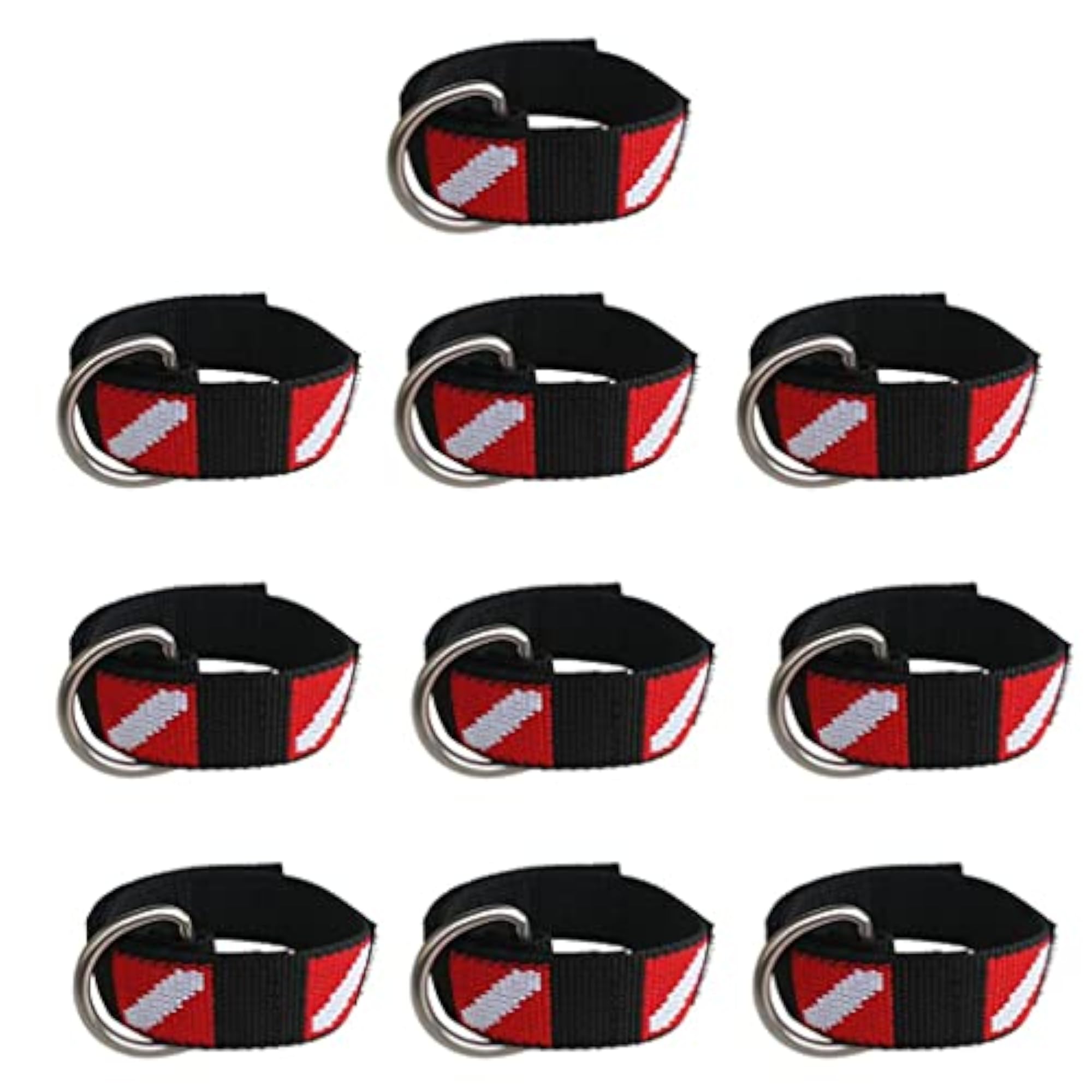 Adjustable Scuba Diving Wrist Strap Webbing Band