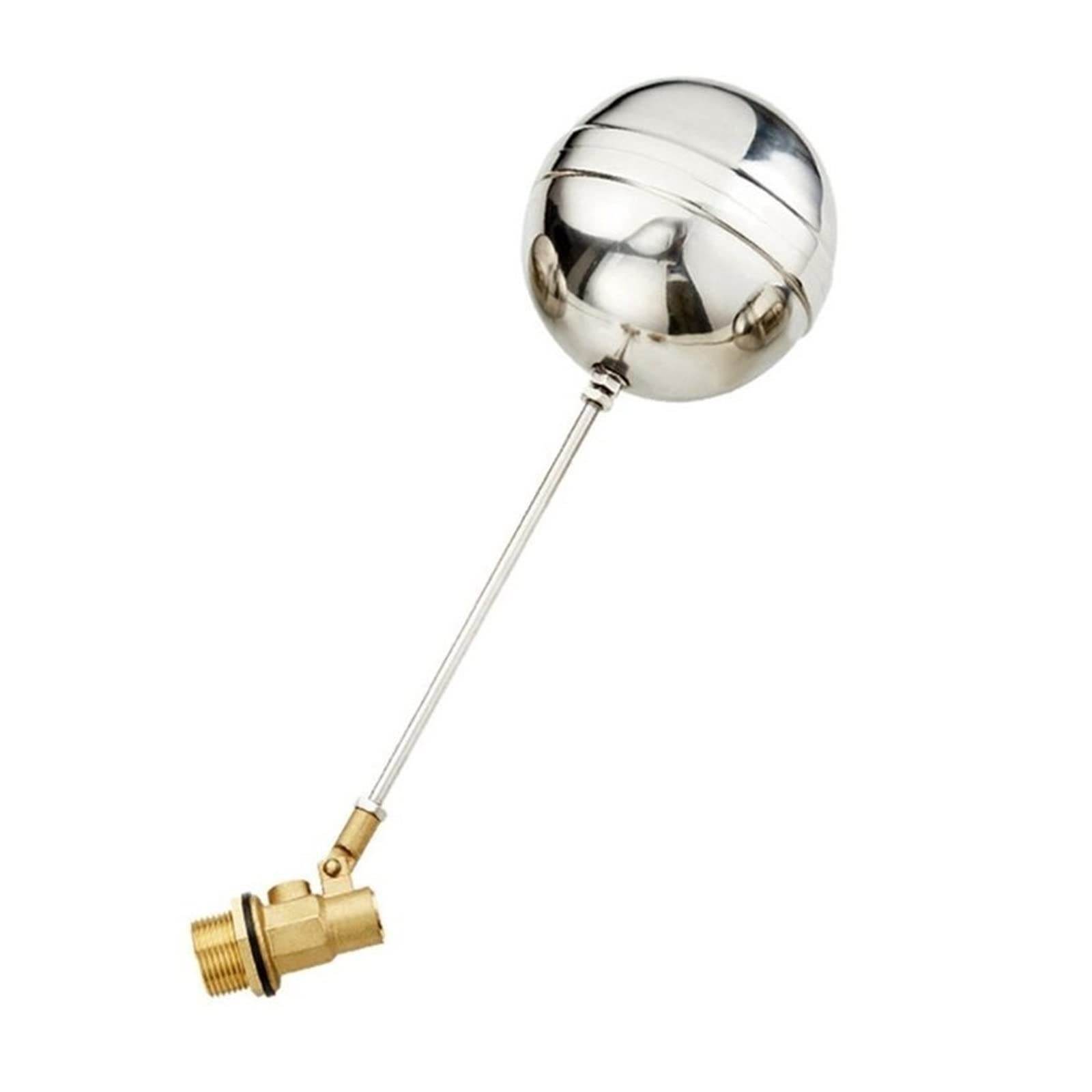 QRUYHBAJU DN15 DN20 DN25 Metal Float Valve Cold Hot Water Tank Liquid Level Control Valve H7ED(DN25)