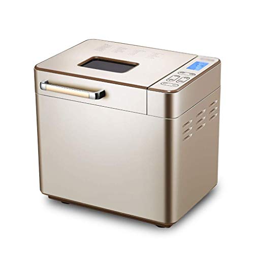 ZHZHUANG Brotbackautomat Aus Edelstahl, Programmierbarer Brotbackautomat Mit Fruchtnussspender, Antihaftbeschichtete…