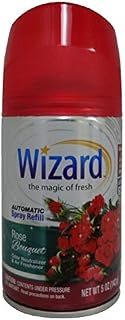 Wizard Automatic Spray 5Oz Refill (Package May Vary) Pack of (Rose Bouquet, 3)