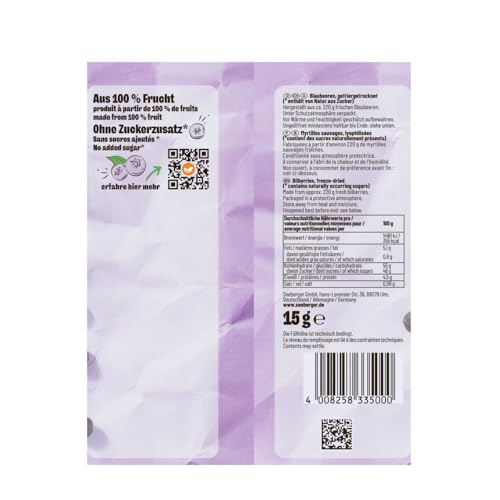 Seeberger Gefriergetrocknete Blaubeeren, 15g – Bild 3