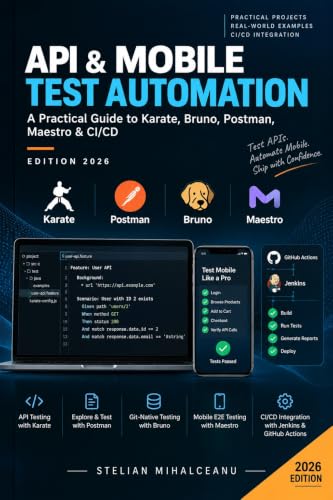 API & Mobile Test Automation: A Practical Guide to Karate, Bruno, Postman, Maestro & CI/CD