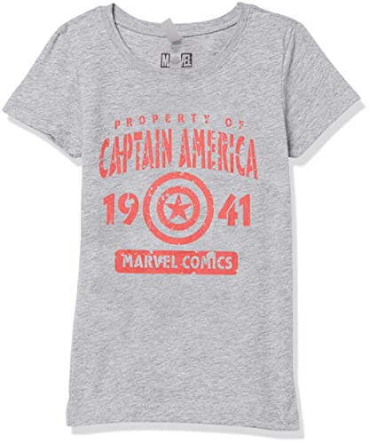 T-shirt Captain America fille confortable pour enfant passionnée de comics