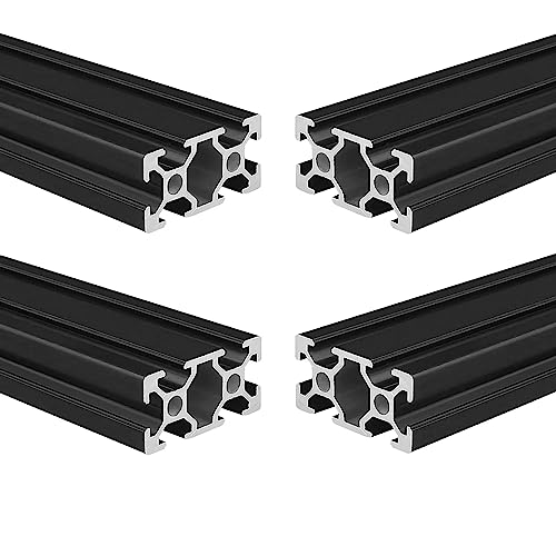 Coavoo Aluminium Profile 360 mm 2040 T Type Black European Standard Anodised Linear Rail Aluminium Profile Extrusion 4 P