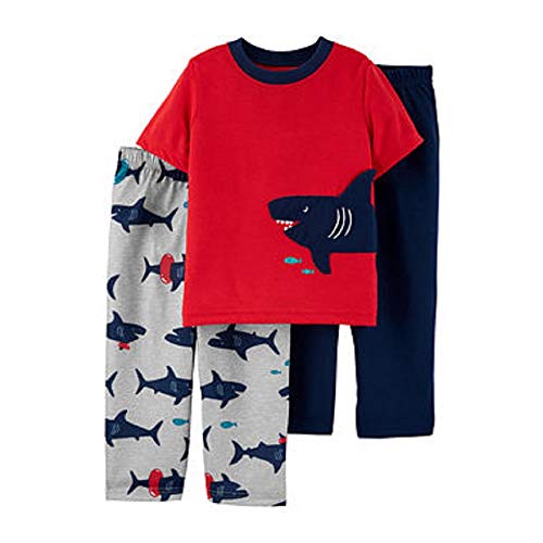 PJ 3 pièces garçon rouge 24 mois Carter's pour la nuit