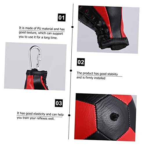 OSOLADY 1Pc Hanging Punching Ball for Relief Professional Speed Boxing Training Pear Durable PU Material Easy to Install for Home Office and Gym Use