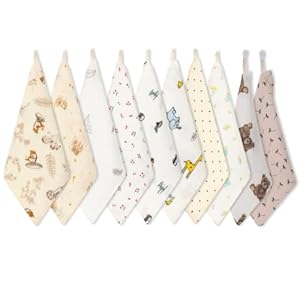 norinori Baby Musselin Waschlappen 10 Stück