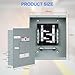 THQL Circuit Breaker Panels, 8-Space, 125A Circuit Breaker Distribution Box, 120V/240V Circuit Breaker Electrical Enclosure,Indoor Main Lug Load Center