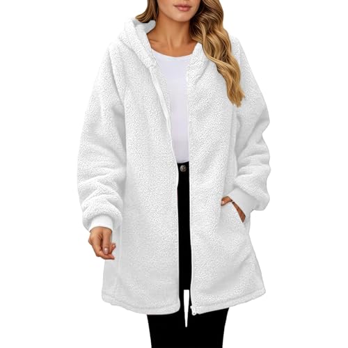 Veste polaire douce à capuche zippée surchemise légère et ample de mi-saison