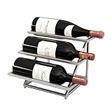 Polyvalence d'utilisation : Ce casier à vin à 3 niveaux apporte une touche d'élégance à tout environnement, adapté aux maisons, restaurants, armoires à vin, chambres ou bureaux, représentant également un cadeau parfait pour vos amis et votre famille.