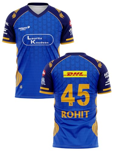 RockinRetailz New Rohit Sharma 45 Mum Indian Cricket Jersey 2026 ...