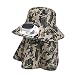Solar Fan cap for Adulti Estate Parasole Pesca cap Ricarica/USB Fan-Raffreddamento Grande Bordo Cappello Pescatore (Color : A, Size : XL)