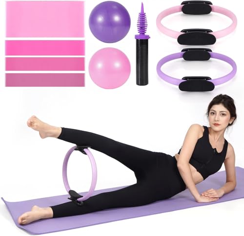 Pilates Essentials Kit for Women, Home Pilates Kit – 12
