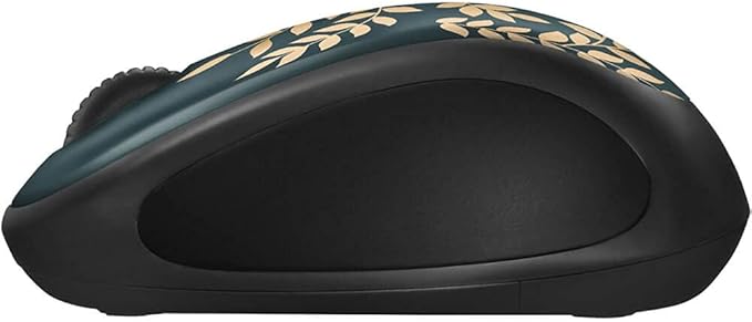 Logitech - Design Collection Limited Edition Wireless Compact Mouse with Colorful Designs - Golden Garden