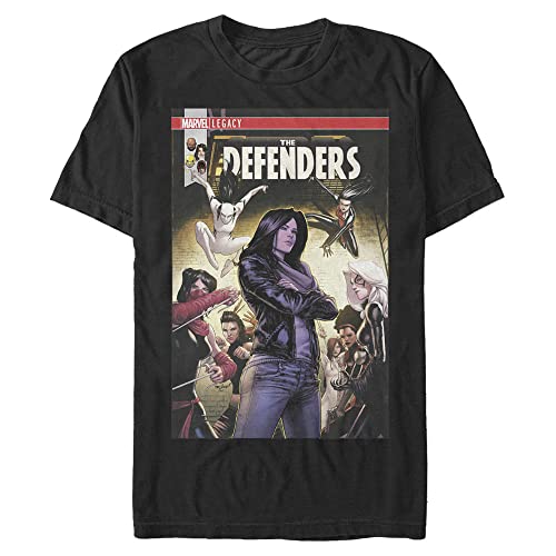 T-shirt Marvel The Defenders noir 3XL coupe Big and Tall pour homme