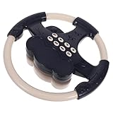 VANZACK Spielzeuglenkrad Für Kleinkinder Interaktives Simuliertes Lenkrad Mit Licht Und Musik Saugnapf Befestigung Sichere Ungiftige Materialien Kompakt Für Zuhause Und Reisen