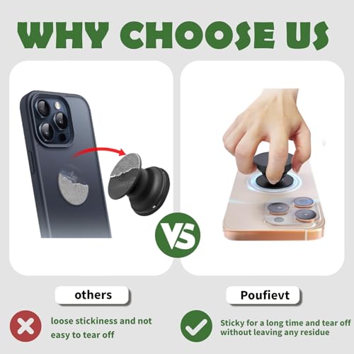 image for Poufievt 3M VHB Sticky Adhesive Pads Compatible with Pops Socket Base,