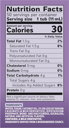 Coffee-mate 84652 Liquid Coffee Creamer, Italian Sweet Creme, 0.375 oz Cups (Box of 50) - image 9