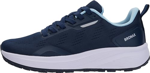 Image of BRONAX Women's Wide Toe Box Road Running Shoes | Wide Athletic Tennis Sneakers with Rubber Outsole