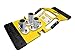 Frontline GUS Guardrail System Non-Penetrating Complete Kit | Superior Resistance to Impact Loads | OSHA Compliant (Yellow, Guardrail 75 Lnft)