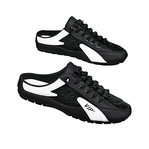 UGPLM Tênis Slip on Mule Masculino Clippers Sapatos de Caminhada Sapatos de Cadarço Tênis Moderno Se
