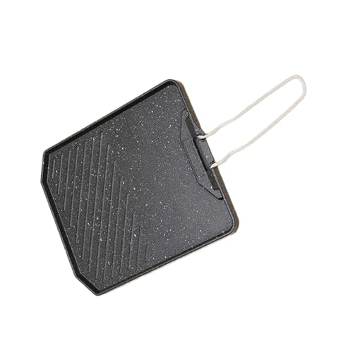 Poêle anti-adhésive à prise en main confortable pour camping - 8