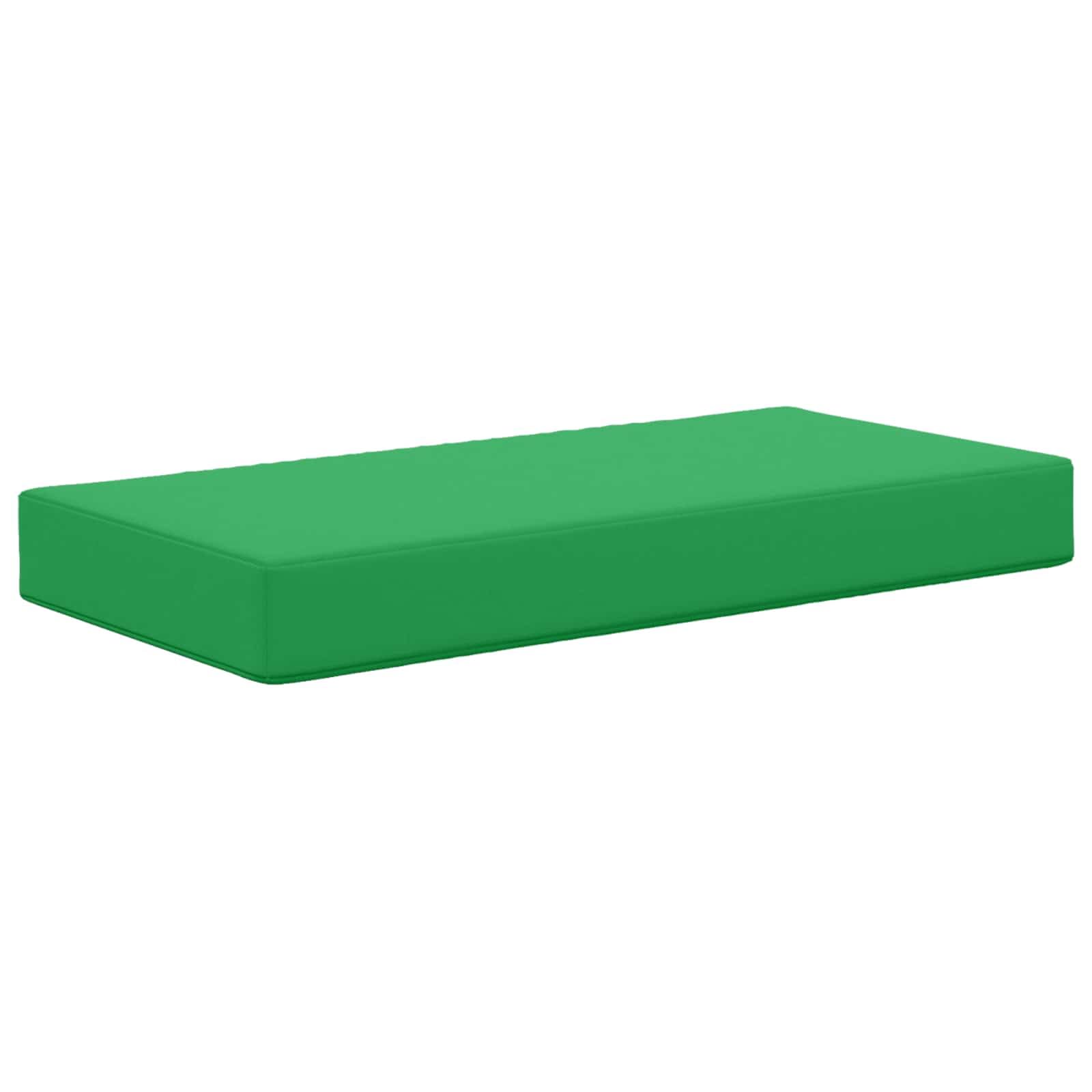 Coussin assise extérieur 80x40x8cm vert pour chaise jardin et cuisine