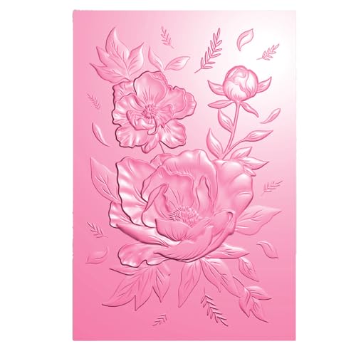 OTCRAFT Pochoirs de gaufrage 3D pour fabrication de cartes, pochoir de gaufrage pour bricolage, scrapbooking, album photo, cartes, loisirs créatifs, décoration, 16 cm (L) x 11,4 cm (l)