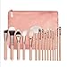 Produktbild Make-up WWGzai Pinsel-Set, Faser-Haar-Holzgriff mit PU-Speicher-Beutel-Schönheits-Werkzeugen Gold-