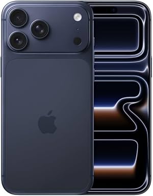 Apple iPhone 17 Pro Max, versión de EE. UU., 1TB, eSIM, Azul profundo - Desbloqueado (Renovado Premium)