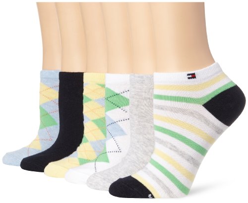 Tommy Hilfiger Women's 6 PR Argyle and Stripe