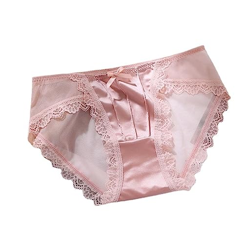 Ice Silk Girls Panties Female Lace Sex Confusion Comfortable Triangle Mesh Low Waist Lift Buttocks