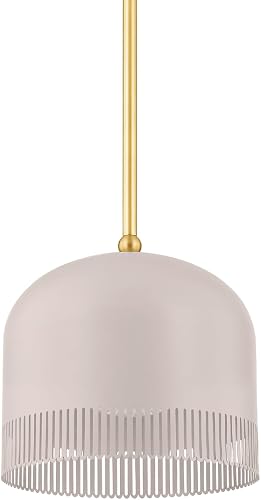 Mitzi H884701S-AGB/SPG Liba - 1 Light Pendant 9.5 inches Tall and 9.75 inches Wi
